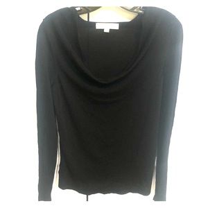 Loft black scoop neck